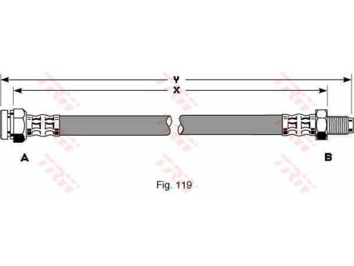 Phb293 Przewód Hamulcowy Elastyczny Phb293 Trw