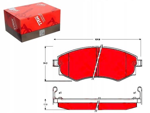 Gdb895 Klocek Hamulcowy Kpl. Trw
