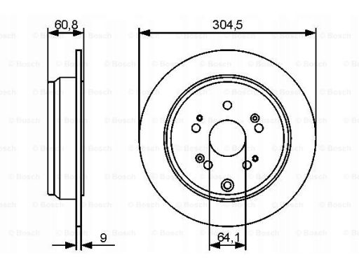0 986 479 449 Tarcza Hamulcowa Bosch