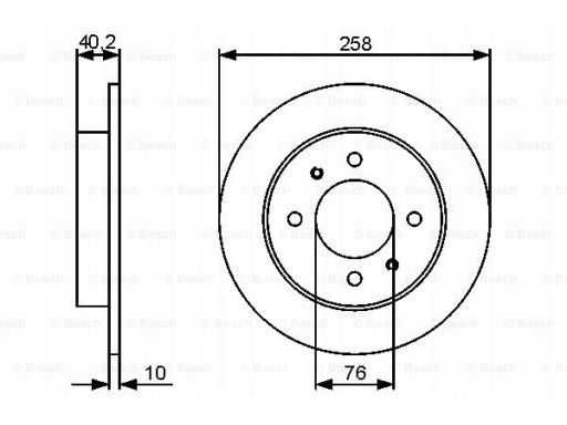 0 986 479 484 Tarcza Hamulcowa Bosch