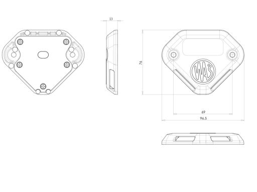 1127 Migające Światło Awaryjne 1127 W152 Waś