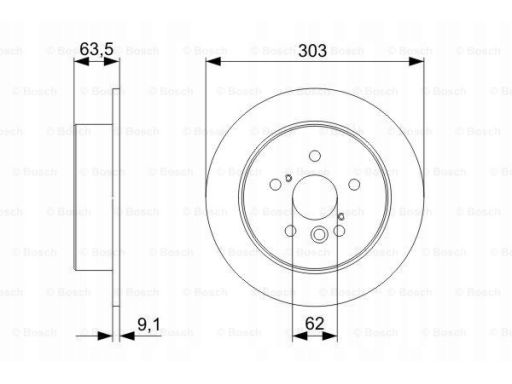 0 986 479 C02 Tarcza Hamulcowa Bosch