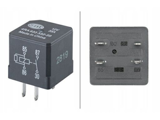 4Ra 933 332-591 Przekaźnik Prądu Pracy 4Ra933 332-591 Hella