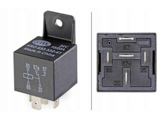 4Rd 933 332-411 Przekaźnik Prądu Pracy 4Rd933 332-411 Hella