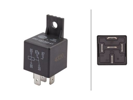 4Rd 933 332-411 Przekaźnik Prądu Pracy 4Rd933 332-411 Hella