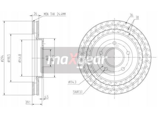 19-2273Max Tarcza Ham. Jeep P. Compass/Patriot 06-/ Maxgear