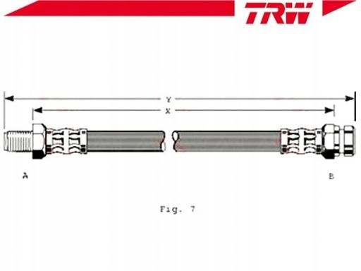 Phb212 Przewód Hamulcowy Elastyczny Phb212 Trw