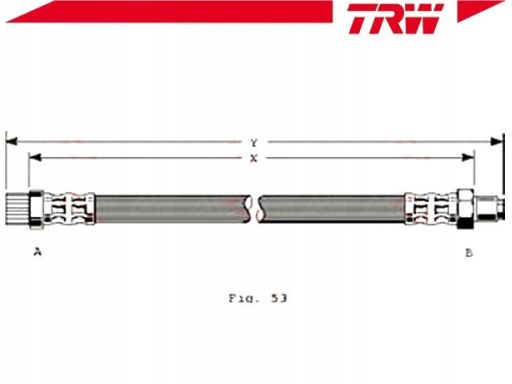 Phb370 Przewód Hamulcowy Elastyczny Phb370 Trw