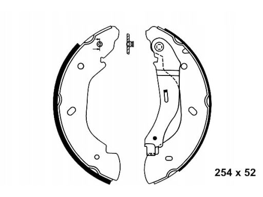 03.0137-0427.2 Szczęki Hamulcowe Kpl. Ate