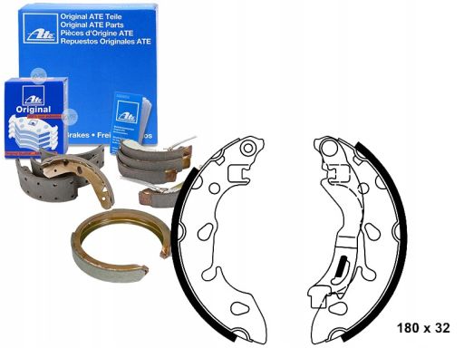 03.0137-0506.2 Szczęki Hamulcowe Kpl. Ate