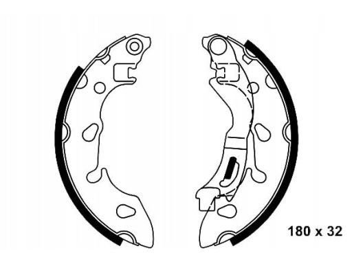 03.0137-0506.2 Szczęki Hamulcowe Kpl. Ate