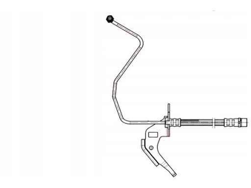 Phd564 Przewód Hamulcowy Elastyczny Phd564 Trw