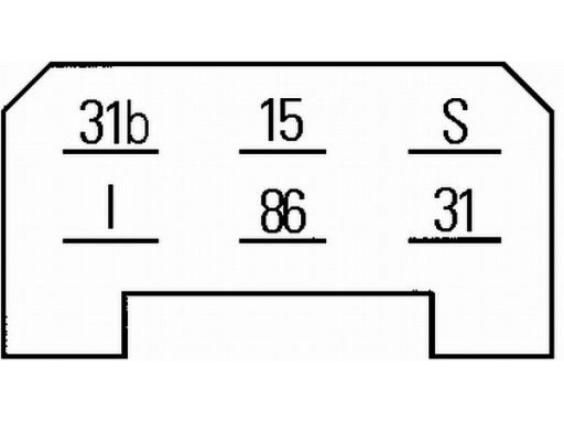 5Wg 002 450-311 Przekaźnik Przerywaczy Pracy Wycieraczek 5Wg002 450-31