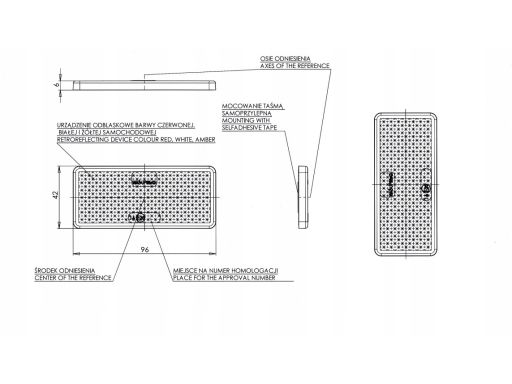 848 Światło Odblaskowe 848 Up Waś