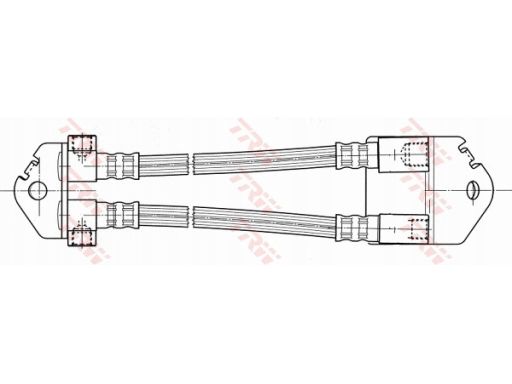 Pha500 Przewód Hamulcowy Elastyczny Trw