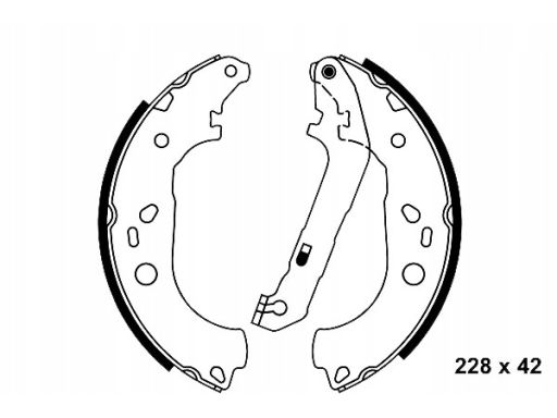 03.0137-0467.2 Szczęki Hamulcowe Kpl. Ate