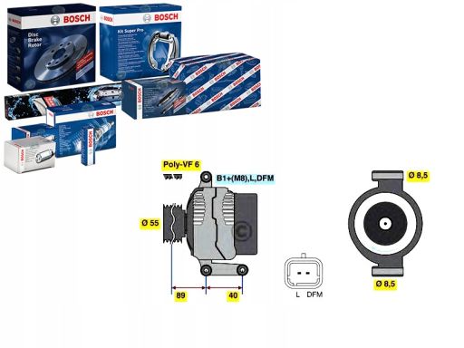 0 986 042 720 Alternator 0 986 042 720 Bosch