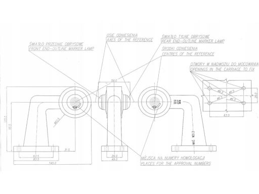 135P Światło Obrysowe 135P W21.2 Waś