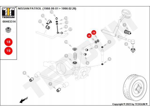 00463314 Tuleja Wahacza Ted-Gum