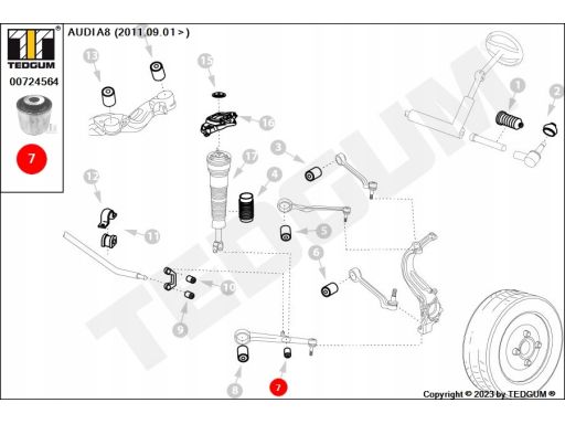 00724564 Tuleja Wahacza Ted-Gum