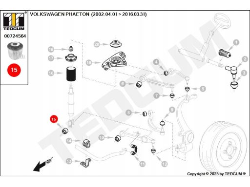 00724564 Tuleja Wahacza Ted-Gum