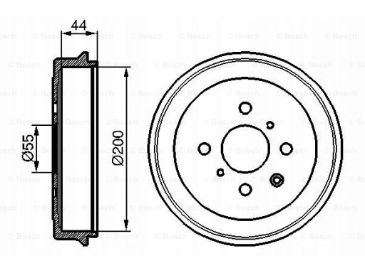 0 986 477 148 Bęben Hamulcowy Bosch