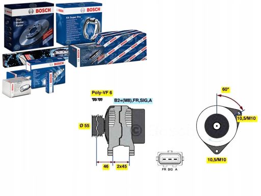 0 986 049 071 Alternator 0 986 049 071 Bosch