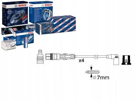 0 986 356 346 Zestaw Przewodów Zapłonowych 0 986 356 346 Bosch