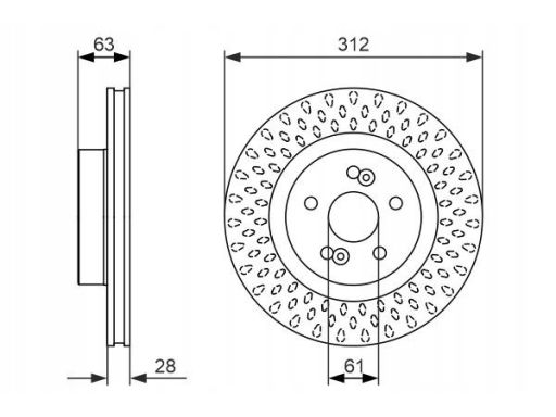0 986 479 723 Tarcza Hamulcowa Bosch