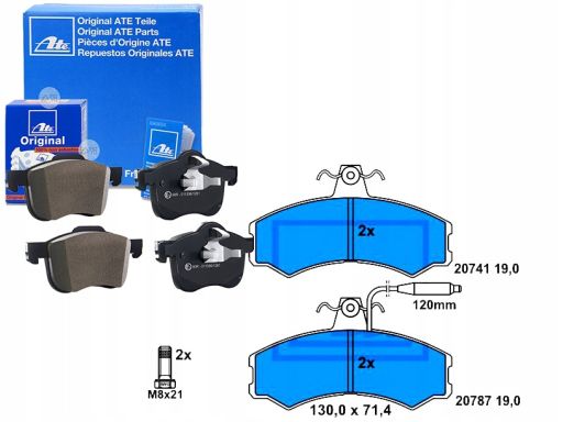 13.0460-2901.2 Klocek Hamulcowy Kpl. Ate