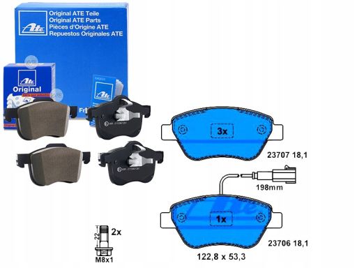 13.0460-3818.2 Klocek Hamulcowy Kpl. Ate