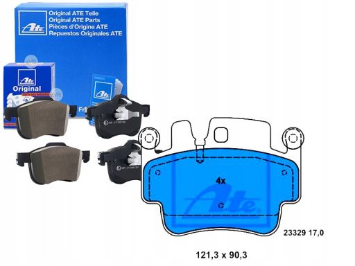 13.0460-4987.2 Klocek Hamulcowy Kpl. Ate