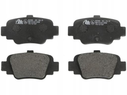 13.0460-5989.2 Klocek Hamulcowy Kpl. Ate