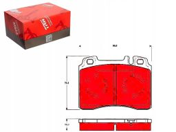 Gdb1318 Klocek Hamulcowy Kpl. Trw