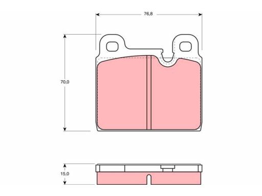 Gdb918 Klocek Hamulcowy Kpl. Trw