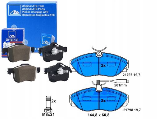 13.0460-2976.2 Klocek Hamulcowy Kpl. Ate