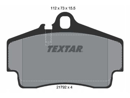 2179203 Klocek Hamulcowy Kpl. Textar