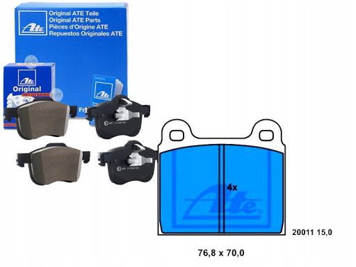 13.0460-6027.2 Klocek Hamulcowy Kpl. Ate