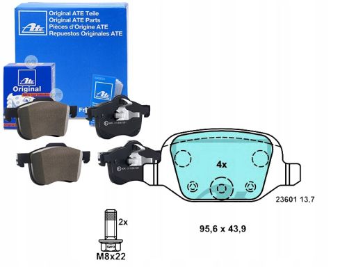 13.0470-2879.2 Klocek Hamulcowy Kpl. Ate