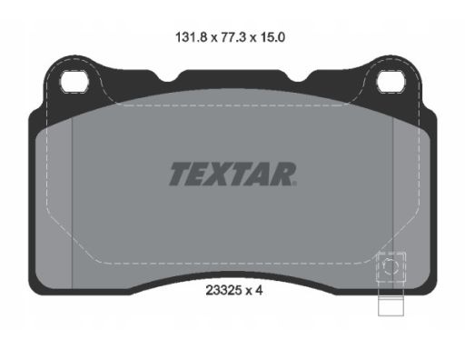 2332501 Klocek Hamulcowy Kpl. Textar