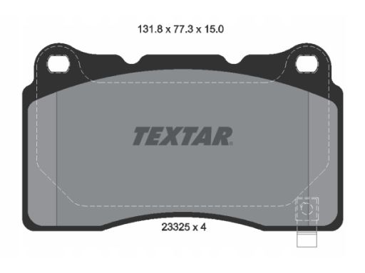 2332501 Klocek Hamulcowy Kpl. Textar