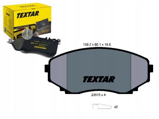 2351501 Klocek Hamulcowy Kpl. Textar