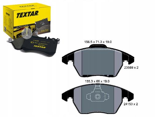 2358901 Klocek Hamulcowy Kpl. Textar