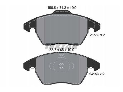 2358901 Klocek Hamulcowy Kpl. Textar