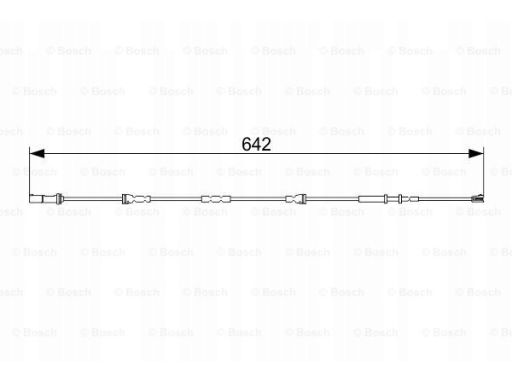 1 987 473 544 Styk Ostrzegawczy Zużycia Okładzin Hamul Bosch