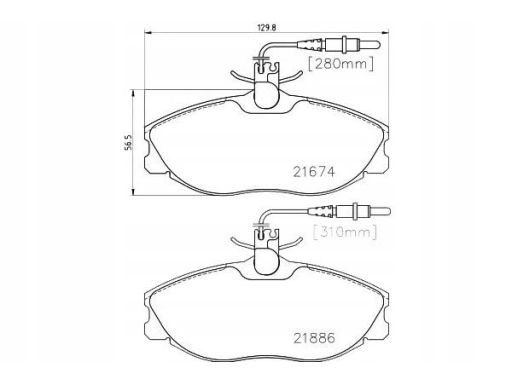 2167403 Klocek Hamulcowy Kpl. Textar