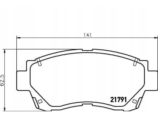 2179101 Klocek Hamulcowy Kpl. Textar