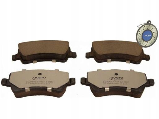 Qp3408C Klocki Ham. Volvo T. V70/S80 Quaro Silve Quaro
