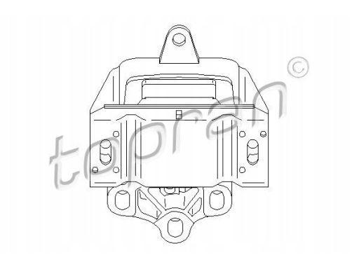 110 764 Silentblock Wahacza Topran