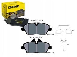 2391508 Klocek Hamulcowy Kpl. Textar